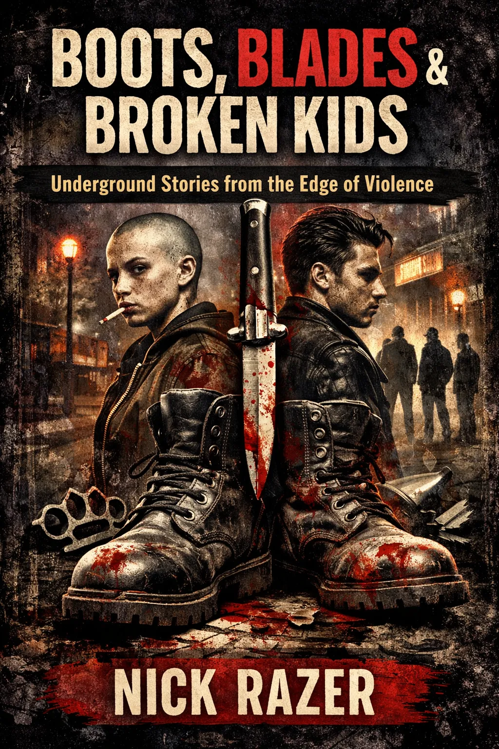 Boots, Blades & Broken Kids: Underground Stories from the Edge of Violence book cover by Nick Razer