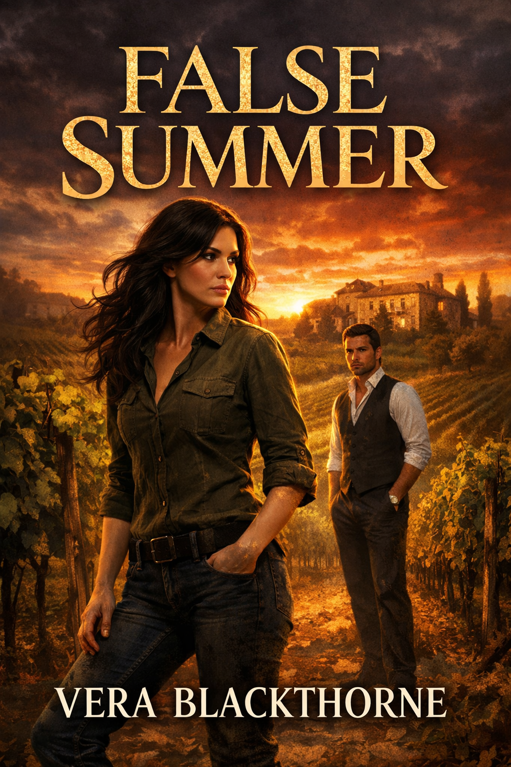 False Summer book cover by Vera Blackthorne