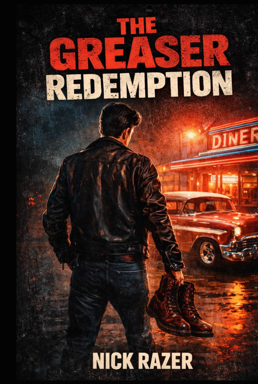 The Greaser Redemption book cover by Nick Razer