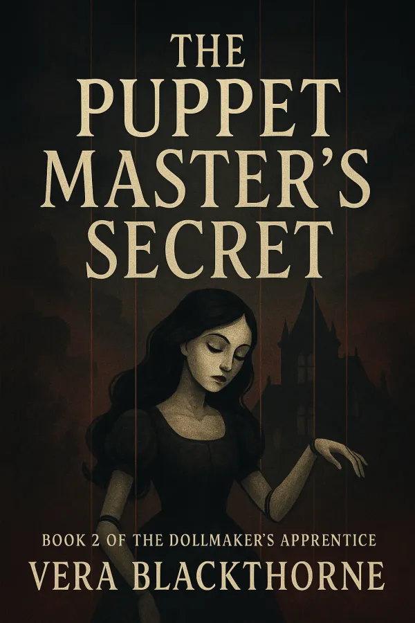 The Puppet Master's Secret book cover by Vera Blackthorne